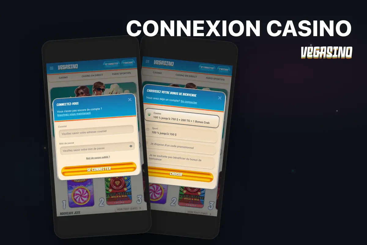 Connexion Vegasino